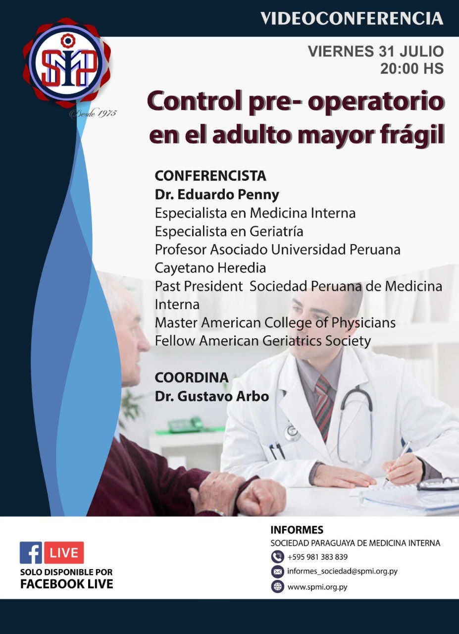 Control pre-operatorio en el adulto mayor frágil