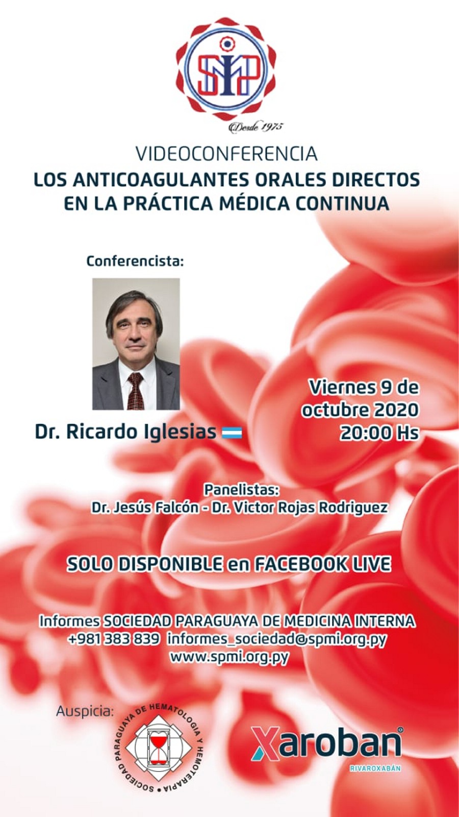 VIDEOCONFERENCIA: LOS ANTICUAGULANTES ORALES DIRECTOS EN LA PRÁCTICA MÉDICA CONTINUA