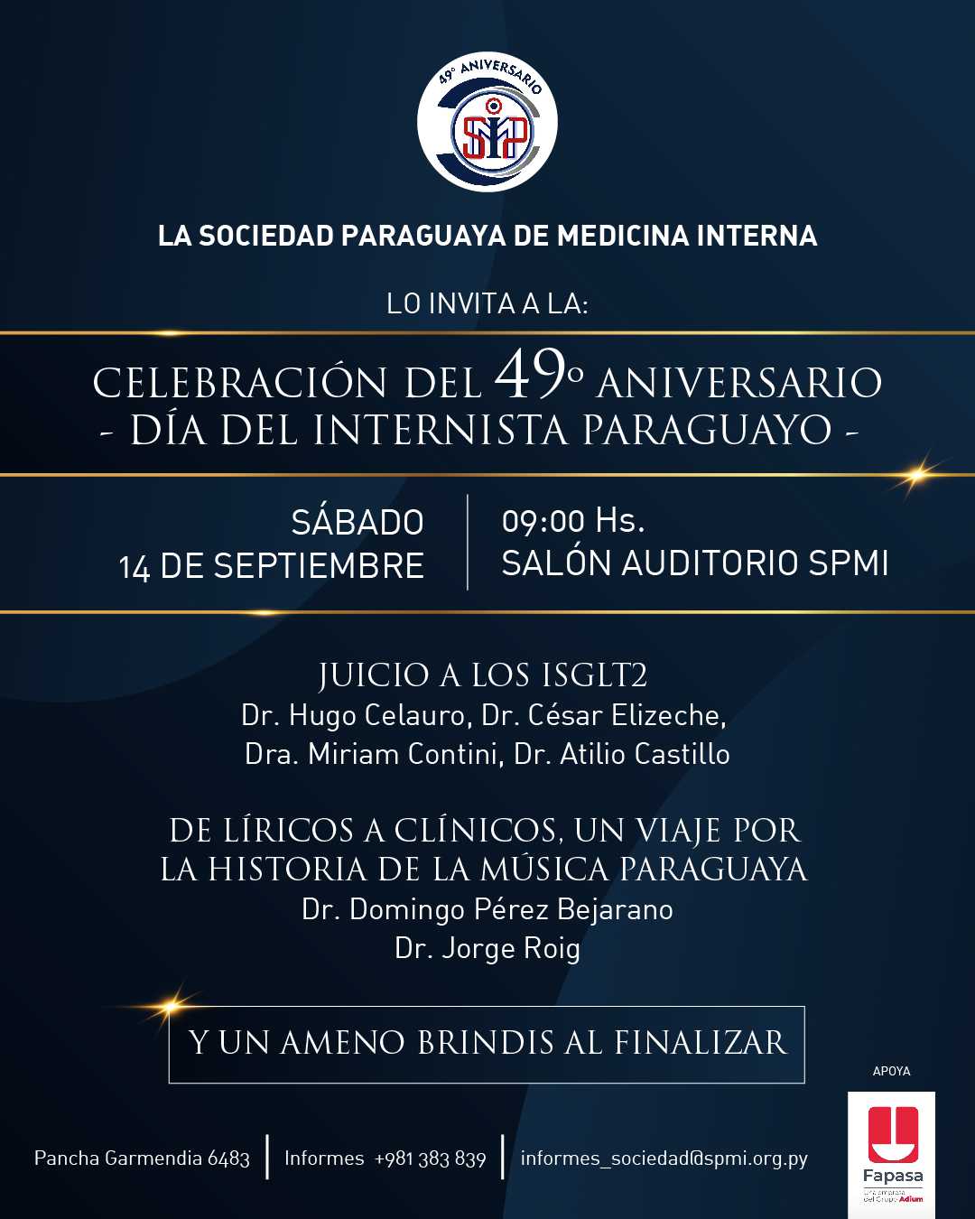 Celebración del 49° Aniversario – Día del Internista Paraguayo