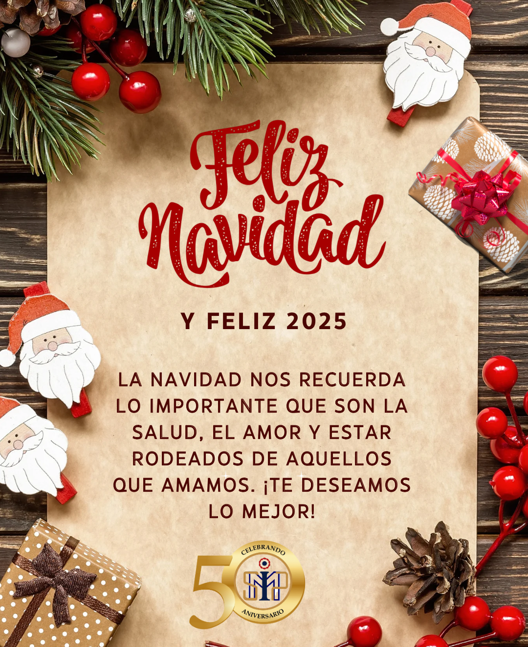 Feliz Navidad y Feliz 2025